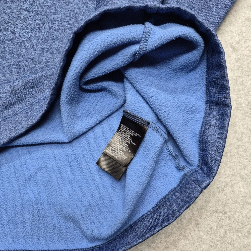 The North Face Jacket Mens XXL Blue 1/4 Zip Fleece Pullover Sweater  CUG0